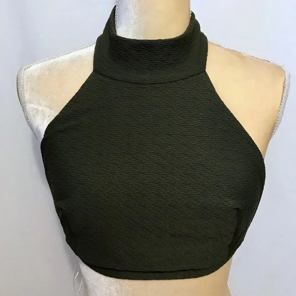 Blue Life NWT Hi Neck Swim Top Women M - Picture 3 of 11